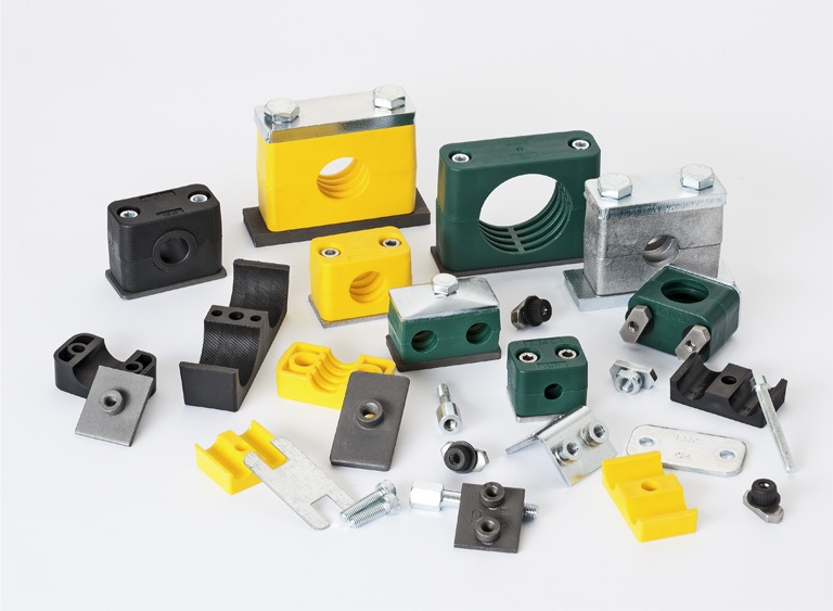 All types of pipe clamps